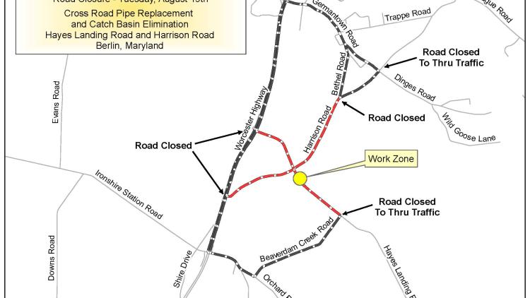 Harrison Road Pipe Replacement Image